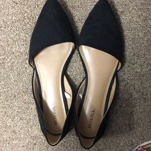 Barely worn black flats